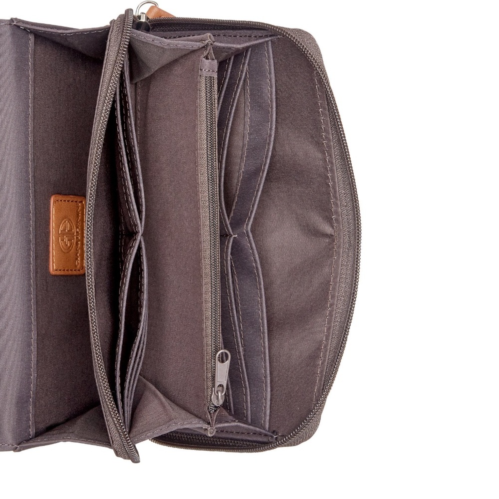 Giani Bernini Signature Rose Crossbody Wallet - Picture 3 of 5